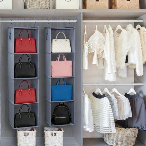 Bag Rack for Closet Storage Hanging Purse Organizer for Closet - Image 2