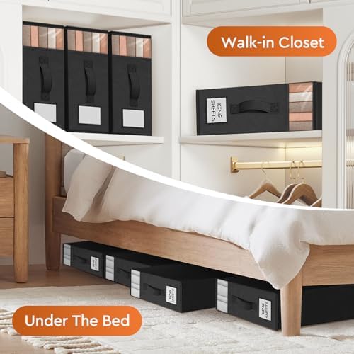 StorageTastic Bed Sheet Closet Organizers and Storage Under Bed Storage - Image 6