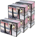 Vieshful 5 Pack Clear Clothes Storage Bags with Zipper 40L by Vieshful
