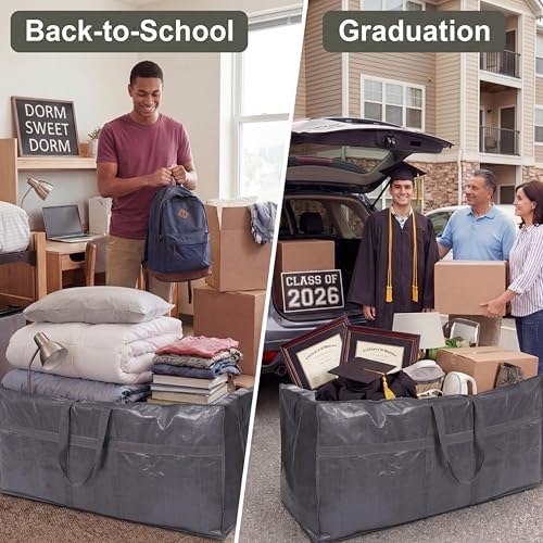 4 Pcs 66 Gallon Extra Large Moving Bags Heavy Duty Storage Bag - Image 5