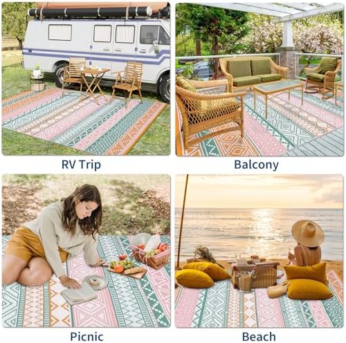 GAOMON Outdoor Rug 9x18 ft Extra Large Waterproof Patio Rug - Image 7