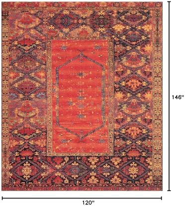 Unique Loom Outdoor Tribal Collection Area Rug - Quepos (10' x 12' 2" Rectangle, Multi/ Black) - Image 2