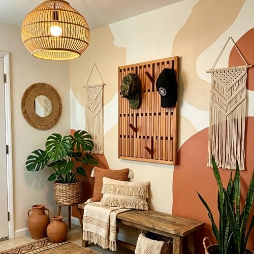 Weysat Piano Coat Rack with 51 Hooks 31 x 20.5'' Large Coat Rack Wall Mount - Image 6