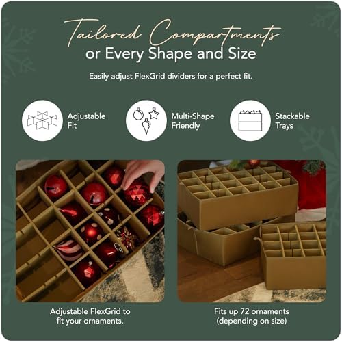 Covermates Adjustable Ornament Storage Bag, 19.25" W x 13" D x 18.5" H - Image 5