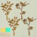 4 Pack Vintage Bird Hooks for Wall Decorative Hooks,5.5 to 5.9 in by Unknown