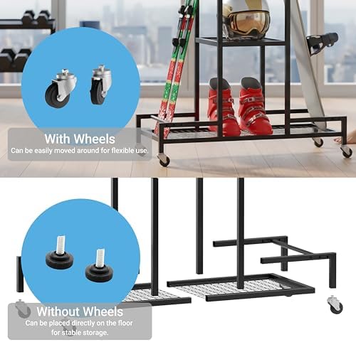 Standing Ski Storage Rack - Image 4