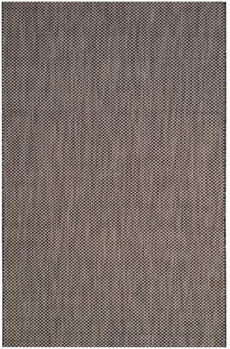 SAFAVIEH Courtyard Collection CY8521 Indoor/ Outdoor splashpoof Easy scrubbing Patio Backyard Mudroom Area-Rug, 8' x 11', Black/Beige - Image 3