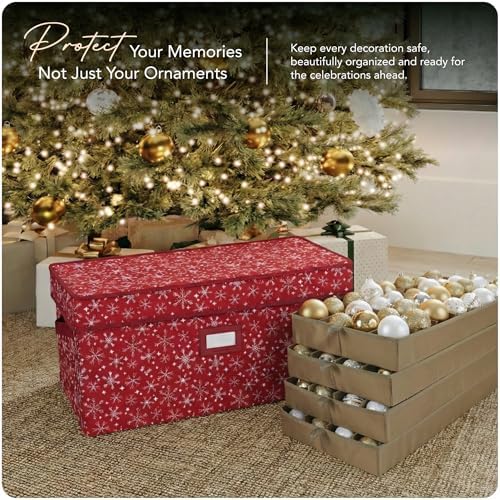 Covermates Adjustable Ornament Storage Box, 25.5" W x 13" D x 12.5" H - Image 2