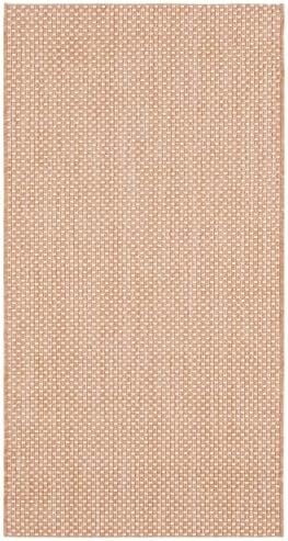 SAFAVIEH Courtyard Collection 4' x 5'7" Natural/Cream CY8521 Indoor/ Outside Waterproof Easy cleansingPatio Backyard Mudroom Accent Mat - Image 2