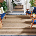 SAFAVIEH Courtyard Outdoor Area Rug 8x10, Large Brown & Bone CY6062-242 by Unknown