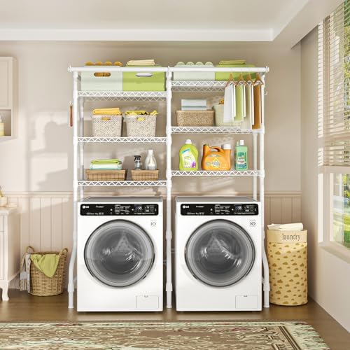 Ulif U13 Over Washer and Dryer Storage Shelves, Laundry Room Standing Shelf - Image 2