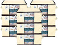 Kuber Industries 9 Pack Under Bed Storage Bags | Clothes Organizer | Non Woven Duvet, Blanket Cover, Clear Window and Premium Zipper | by Kuber+Industries