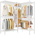 Raybee Clothes Rack, L Shaped Portable Closets for Hanging Clothes, 900LBS by Raybee