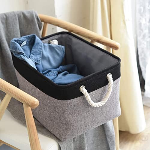 Storage Cubes with Handles - Organizer Bins (15.7 x 11.8 x 8.2 inches) - Image 2