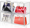 DILIBRA Set of 4 Plastic Purse Storage Organizer for Closet by DILIBRA