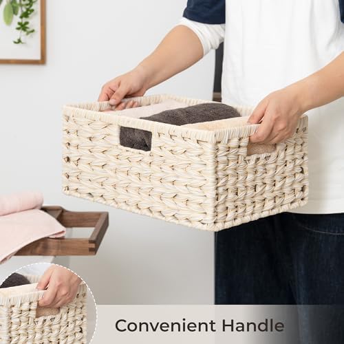 GRANNY SAYS Wicker Storage Baskets for Shelves, Waterproof Basket, 1-Pack - Image 6