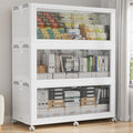 BROVIEW 1020Qt Stackable Storage Bins with Lid for Home Dorm, 3Pack White by BROVIEW-EnjoytheArtofLife