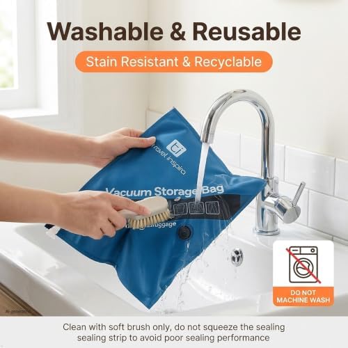 Vacuum Seal Storage Bags Tear- and Water-Resistant for Clothing, Travel - Image 4
