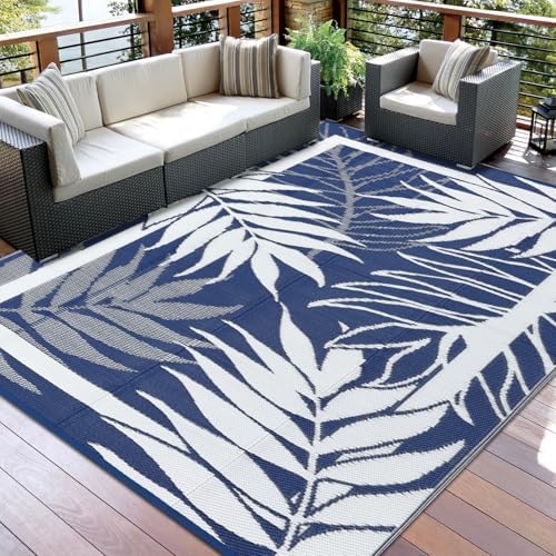 GAOMON Outdoor Rug 9x18 ft Waterproof Reversible Patio Rug - Image 2