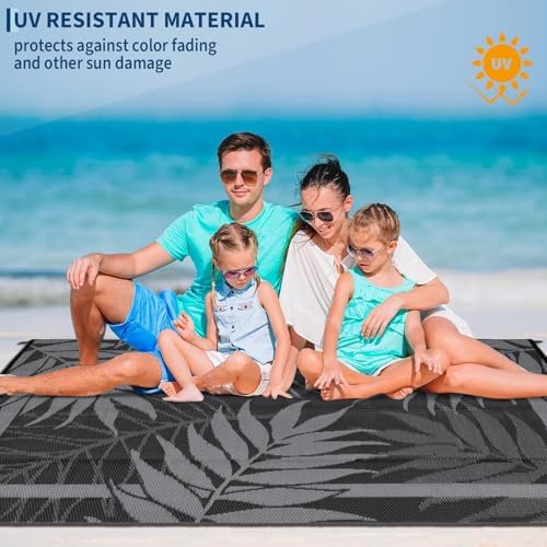 GAOMON Outdoor Rug 9x18 ft Waterproof Reversible Patio Rug - Image 5