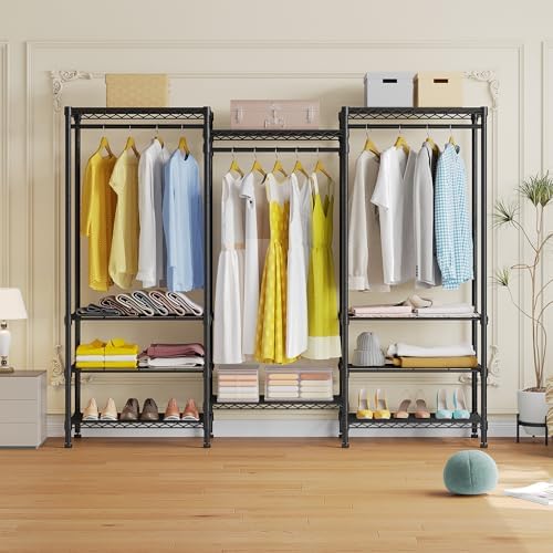 Higeego H12 Heavy Duty Clothes Rack, Black - Image 2
