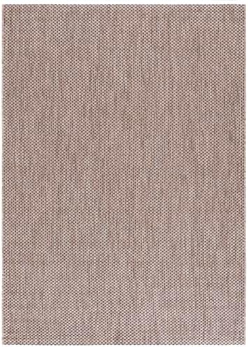 SAFAVIEH Washable Rug Outdoor Courtyard Collection - 6'7" x 9'6", Natural & Black, Non-Shedding & Easy Cleaning, Ideal for Patio, Backyard, Mudroom (CY8521-37312) - Image 3