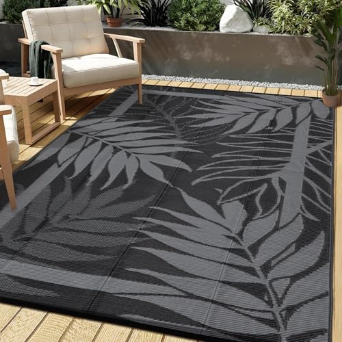 GAOMON Outdoor Rug 9x18 ft Waterproof Reversible Patio Rug - Image 6