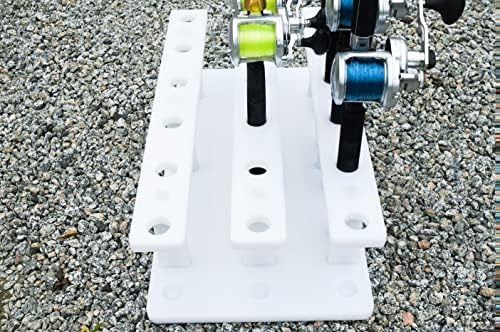 18 Pole Fishing Rod Holder Rack for Garage Heavy Duty Outdoor Boat Dock Storage - Image 4