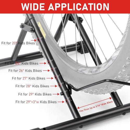 cyclists Indoor Bike Floor Stand - Bike Storage Rack for Garage/Home - Image 4