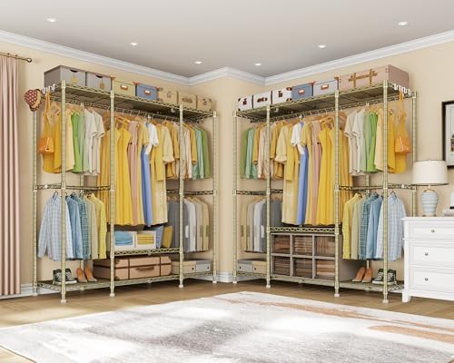 Ulif E3 Heavy Duty Garment Rack 4-Tier Freestanding Closet Organizer System - Image 5
