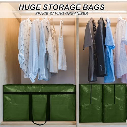 Windyun 4 Pack 57 Gallon Extra Large Moving Bags XXL Heavy Duty Storage Bag - Image 6