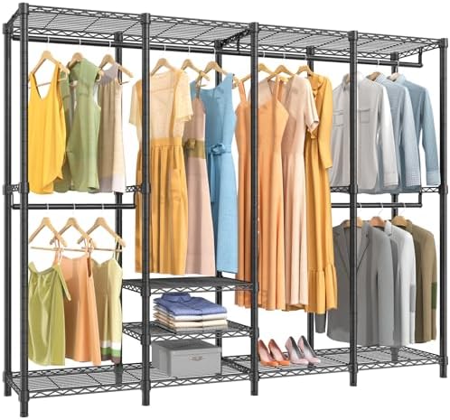 VIPEK V40 Heavy Duty Clothes Rack, Modular Closet System Clothing Rack by VIPEK