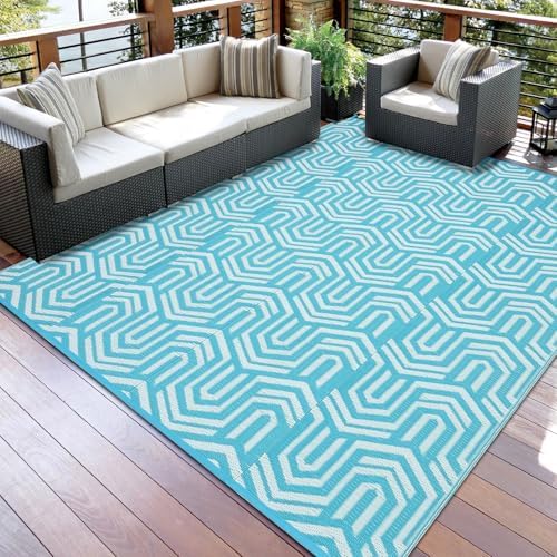 GAOMON Outdoor Rug 8x10 ft Waterproof Reversible Patio Rug by GAOMON