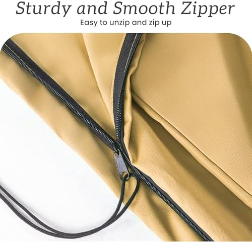 Cantilever Patio Umbrella Cover with Zipper and Rod - Image 4