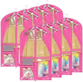 Univivi 40 Inch Dance Costume Garment Bags for Dancers, Rose Red, 8 Pack by Univivi