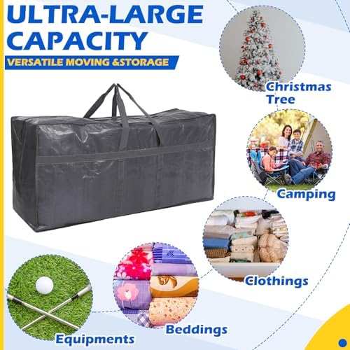 4 Pcs 66 Gallon Extra Large Moving Bags Heavy Duty Storage Bag - Image 4