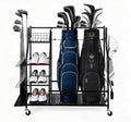 DuraMax Golf Bag Storage Rack for Garage with Wheels, Golf Bag Organizer, Golf Club Storage Rack, Golf Bag Stand, Golf Storage Organizer by DuraMax