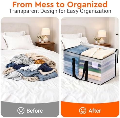 BlissTotes Moving Bags, 93L 16-Pack Storage Bags, Moving Box Heavy Duty Extra Large, Moving Totes with Zipper, Reinforced Handles & Tag Pocket, Boxes for Packaging Moving - Image 6