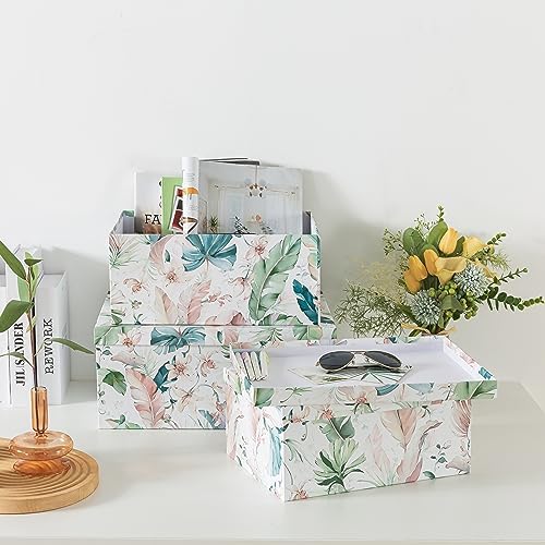 Soul & Lane - Jardin Jewel Decorative Storage Boxes with Lids, Set of 3 - Image 5
