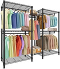 Garvee Heavy Duty Garment Rack 5 Hanging Rods by Garvee