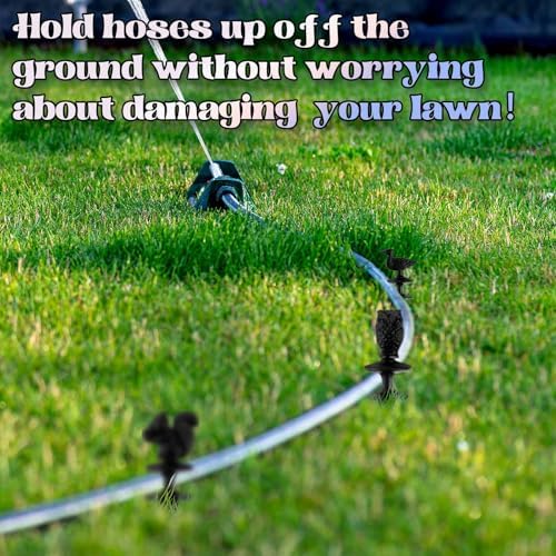 Tandefio 3 Pcs Garden Hose Guide Stakes, Owls Squirrels Ducks Cast Iron - Image 4