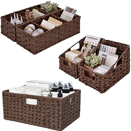 GRANNY SAYS Bundle of 3 Sets Woven Baskets for Storage by GRANNYSAYS