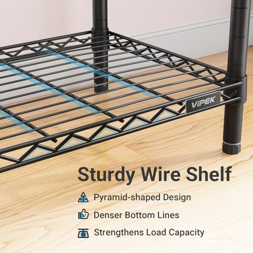 VIPEK V5 Medium Freestanding Clothes Rack, Modular Closet System, Black - Image 6