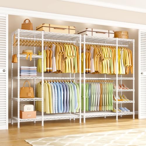 Ulif F2 Clothes Rack, 5 Tiers Heavy Duty Garment Rack for Bedroom - Image 4