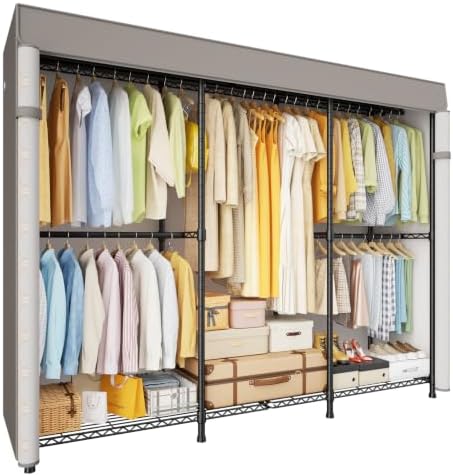 ULIFHOME E14C Pro Heavy Duty Closet Organizer System (Brand Custom) by UlifHome