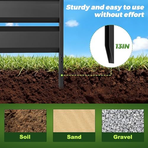 3 Panels Air Conditioner Fence，42" H x 38" W Outdoor Freestanding Privacy Panel Screen Trash Can Decorative Fence Panel No Dig Backyard Fencing for AC, Patio, Pool, Outside, Backyard, Balcony - Image 2