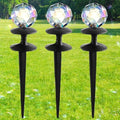 Tandefio 3 Pcs Suncatcher Crystal Ball Hose Guide Stakes, Cast Iron Metal by Tandefio