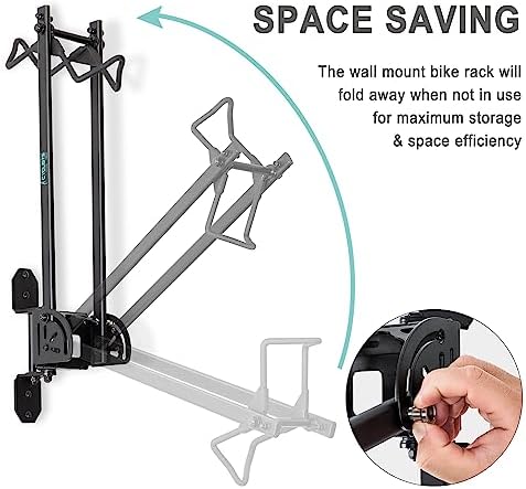 cyclists Wall Mount Bikes Storage Rack for Garage - Image 4