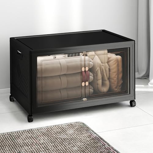 UAMFURI Stackable Storage Bins with Lids, 180QT Lockable Storage Cabinet by UAMFURIDirect
