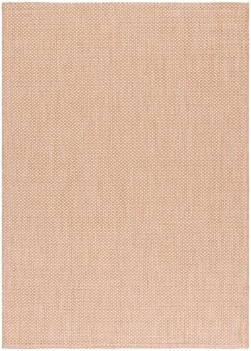 SAFAVIEH Washable Rug Outdoor Courtyard Collection - 5'3" x 7'7", Natural & Cream, Non-Shedding & Easy Cleaning, Ideal for Patio, Backyard, Mudroom (CY8521-03012) - Image 3